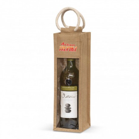 Serena Jute Wine Carrier