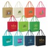 Monza Jute Tote Bag - Colour Match